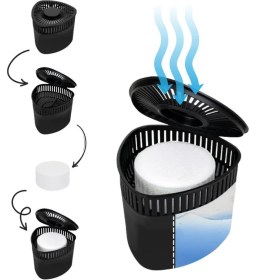 Resim Siyah Portakal Üçgen Nem Alıcı Aparat Rutubet ve Koku Giderici 500 gr 