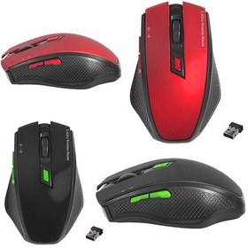Resim Smw-777 Usb 2.4ghz Optik Kablosuz Mouse Kırmızı Siyah Diğer 