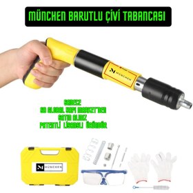 Resim RAVA HOME Çivi Çakma Tabancası Metel Ahşap Beton München Baschı Marka 