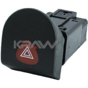 Resim MCAR AN-757B Flaşör Anahtarı Siyah Kangoo 