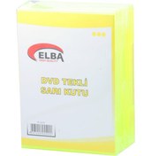 Resim Elba PL-221S Tekli Sarı Renkli Standart Dvd Kutusu 5li Paket 