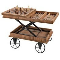 Resim Sweet Home Akıllı Kademeli Sihirli Tavla Sehpa 60x100 CM 