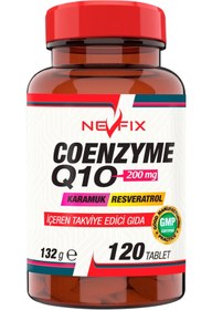 Resim Nevfix Coenzyme Q10 200 mg 120 Tablet 