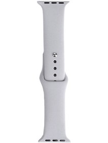 Resim Watch 38mm Band Serisi Klasik Kordon Silikon Strap Kayış-cloud Gray 