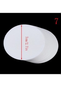 Resim Zcjb 100 Adet Laboratuvar Filtre Kağıdı Dairesel Kalitatif Filtre Kağıdı Orta Hız -117350 