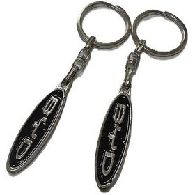 Resim Byd Metal Anahtarlık Siyah 2 Adet 