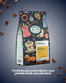 Resim Coach Coffee Premium Türk Kahvesi | Mr. Coach - 250 gr / Moka Pot 