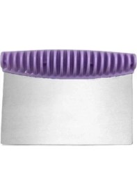 Resim Tiesa Home Paslanmaz Çelik Hamur Kesici Doğrayıcı Dilimleyici Spatula Kazıyıcı Desen Saplı 