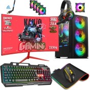 Resim Zeiron Stella X32 Ryzen 5 3600 32GB Ddr4 256GB Ssd+1tb HDD RX550 4gb 27" Curved Oyuncu Masaüstü Bilgisayar 