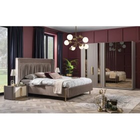 Resim Weltew Home Florya Bazalı ve Karyolalı Yatak Odası Takımı 