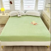 Resim 1 Adet Yatak Koruyucu - Yumuşak Flanel Yatak Koruyucu, Kışlık Sıcaklık, Makinede Yıkanabilir, Yastık Kılıfı Dahil Değildir, Yatak İçin Lastikli Çarşaf, Yatak İçin Lastikli Çarşaf, makinede yıkama, yatak örtüsü, tek kişilik, çift kişilik, yatak çarşafı 