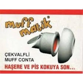Resim Kokumatik Lavabo Sifonu Çekvalfi Koku Önleyici Muff Matik Kokuma 2 Adet 
