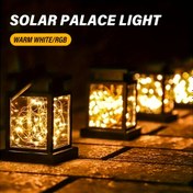 Resim 1 Adet Ticari Sokak ve Alan Aydınlatması, Solar Kamp Taşınabilir Elektrikli Işıklar, Yanmaz LED Masa, Bahçe, Patio, Çim Dekorasyonları için Flaşlı LED Işıklar, Açık Hava Parti Süslemeleri, Sıcak Beyaz/RGB Renkli Asma Bahçe Aydınlatmaları 