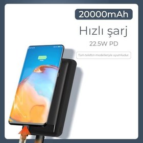 Resim Woyax By Deji Powerbank 20000mAh 22.5W Hızlı Taşınabilir Şarj Cihazı 