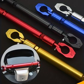 Resim Motosiklet Denge Çubuğu Braketi Musluk Çapraz Çubuk Çerçeveyi Genişletmek İçin Çekme Çubuğu Barı Genişletmek İçin Akülü Araba Aksesuarları 