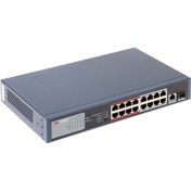 Resim Hikvision DS-3E0318P-E/M 10/100 Mbps16 Port LX SFP Poe Switch 
