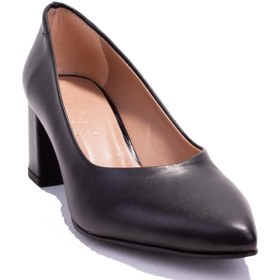 Resim DAGOSTER DZA07-2681154 Siyah Stiletto Topuklu Kadın Ayakkabı 