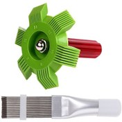 Resim Gajeena Soğutucu Radyatör Temizleme Aleti Seti: Yeşil Plastik + Çelik Kanat Taraması, Kondensatör Ve Evaporatör Temizliği 