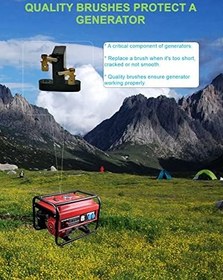 Resim YAMAKATO Jeneratör Karbon Fırça Meclisi Honda Generac Predator Şampiyonu Ryobi Homelite Wen Westinghouse Duromax Powerhorse Blackmax Tüm Güç Sporcu vb Evrensel (7X 5~8kw) 