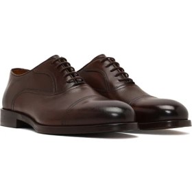 Resim Derimod Erkek Kahverengi Bağcıklı Deri Klasik Ayakkabı 25WFD740418 