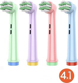 Resim Rovexa Kids Fun - Çocuklara Özel Extra Yumuşak Oral B Şarjlı Diş Fırçası Yedek Başlığı - 4'lü Yedek Başlık 