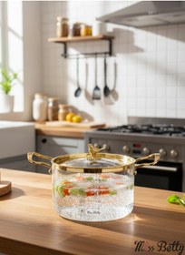 Resim Paradise Cam Tencere 3,5 Lt Şeffaf 