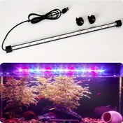 Resim 17-47cm Aydınlatmalı Dalış Atmosfer Işığı USB Akvaryum Balık Tankı Aydınlatma Lambası 110V Mevcut 