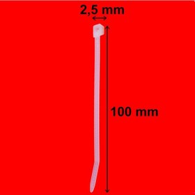 Resim Kablo Bağı 2,5x100 5000 Adet Natürel 