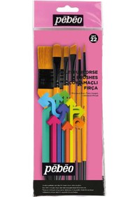 Resim Pebeo Karma Sentetik Fırça 6lı Set 22 