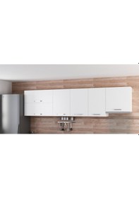 Resim Minar 295 Cm Mutfak Dolabı Beyaz 295-B7-Üst Modül Beyaz 