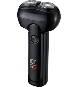 Resim Sones Erkekler Elektrikli Tıraş Makinesi Taşınabilir Mini Led Dijital Ekran Akıllı Tıraş Jileti Mercan Kırmızısı 