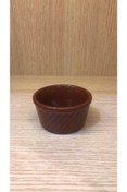 Resim Güral Porselen Toprak Sufle Güveç Fırın Kabı - Sosluk Çap: 8,5 Cm Yükseklik: 4,5 Cm 6 Adet 