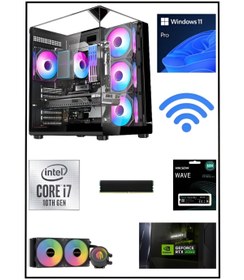 Resim RAMTECH BİLGİSAYAR STABBER İ7 10700F | 16GB | 512GB M.2 NVME | RTX 3050 Sıvı Sğt Masaüstü Oyuncu Bilgisayarı 