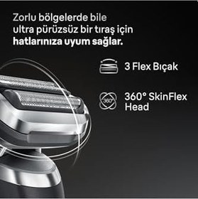 Resim Braun Series 7 Elektrikli Tıraş Makinesi, Islak ve Kuru, Hassas Düzeltici Başlık, 72-G1200S 