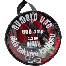 Resim ŞüsCarOto 600 Amper 2.3 M Akü Takviye Kablosu Taşıma Çantalı 