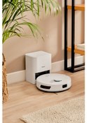 Resim Homend Alex Laser Power 1289H Otomatik Boşaltım Sistemli Yeni Nesil Moplu 5 KPA Robot Süpürge Beyaz 