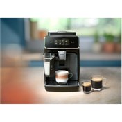 Resim Philips Süt Sistemli Kolay Temizlenen Premium Özellikli Parlak siyah Espresso Makinası 