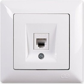 Resim Günsan Vısage Beyaz Nümeris Telefon Priz Mkz 