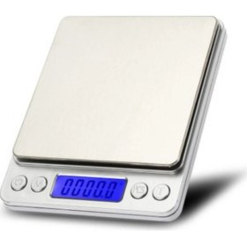Resim Buffer Elektronik 3 kg Kapasiteli Dijital Hassas Terazi Mutfak Kullanımı İçin Otomatik Kalibrasyon 