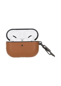 Resim Apple Uyumlu AirPods Pro Deri Kılıf Juni Erc7 Taba 