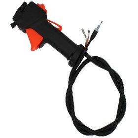 Resim Motorlu Tırpan Ot motoru Sırt Model Gaz Tetiği Komple Set Cg/bg 430-520 Gaz Kolu Tırpan 