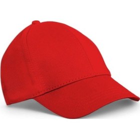 Resim Eke Tekstil Unisex Kırmızı Renk Beyzbol Şapka - Unisex Kırmızı 