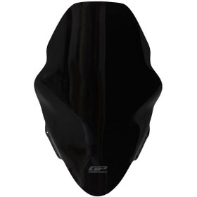 Resim GP Kompozit Honda PCX 125 / 150 2014-2017 Uyumlu Ön Cam Siyah 65 cm 