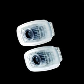 Resim 2pcs Hd Led Araba Kapı Projektör Hayalet Lamba Mercedes Benz Cle Hoş Geldiniz Lamba 2pcs Hd For Black 1 Piece Set 