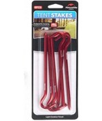 Resim Naturehike Kancalı Çadır Kazığı 6'lı - Kırmızı 