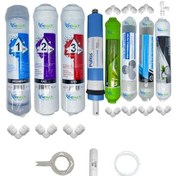 Resim Pws Kapalı Kasa Su Arıtma Cihazı Std 8li Pallas Mebran Alkali+şeffaf Mineral+detox+gümüş İyon Tat 