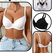 Resim (6 adet) Kadın iç çamaşırı küçük göğüsleri toplayan, büyük memeler sergileyen, sarkmayı önleyici yardımcı destekli, çekme etkisini sağlayan, şekillendiricili sutyen, şekillendirilmiş Asya'dan çıkartmalar, dantelli ve pamuklu askılı, orta boy rahat giyim nefes alabilir, ışık dolgunlukta yumuşak malzeme 
