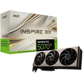 Resim Msı Geforce Rtx 5070 Tı 16gb Inspıre 3x Oc Gddr7 256bit Dx12 Aeae1msı0232 