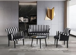 Resim Zebrano 2+1+1 Çay Seti (Salon, Balkon, Cafe Ofis) 2+1+1 