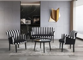 Resim Zebrano 2+1+1 Çay Seti (Salon, Balkon, Cafe Ofis) 2+1+1 